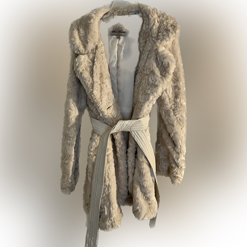 Steve Madden faux fur worn once size s/p